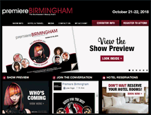 Tablet Screenshot of premierebirminghamshow.biz